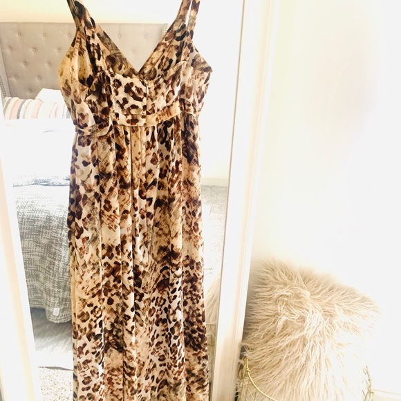 Leopard Print Maxi Dress - Picture 5 of 6